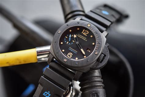 panerai watches 47mm|Panerai submersible carbotech 47mm.